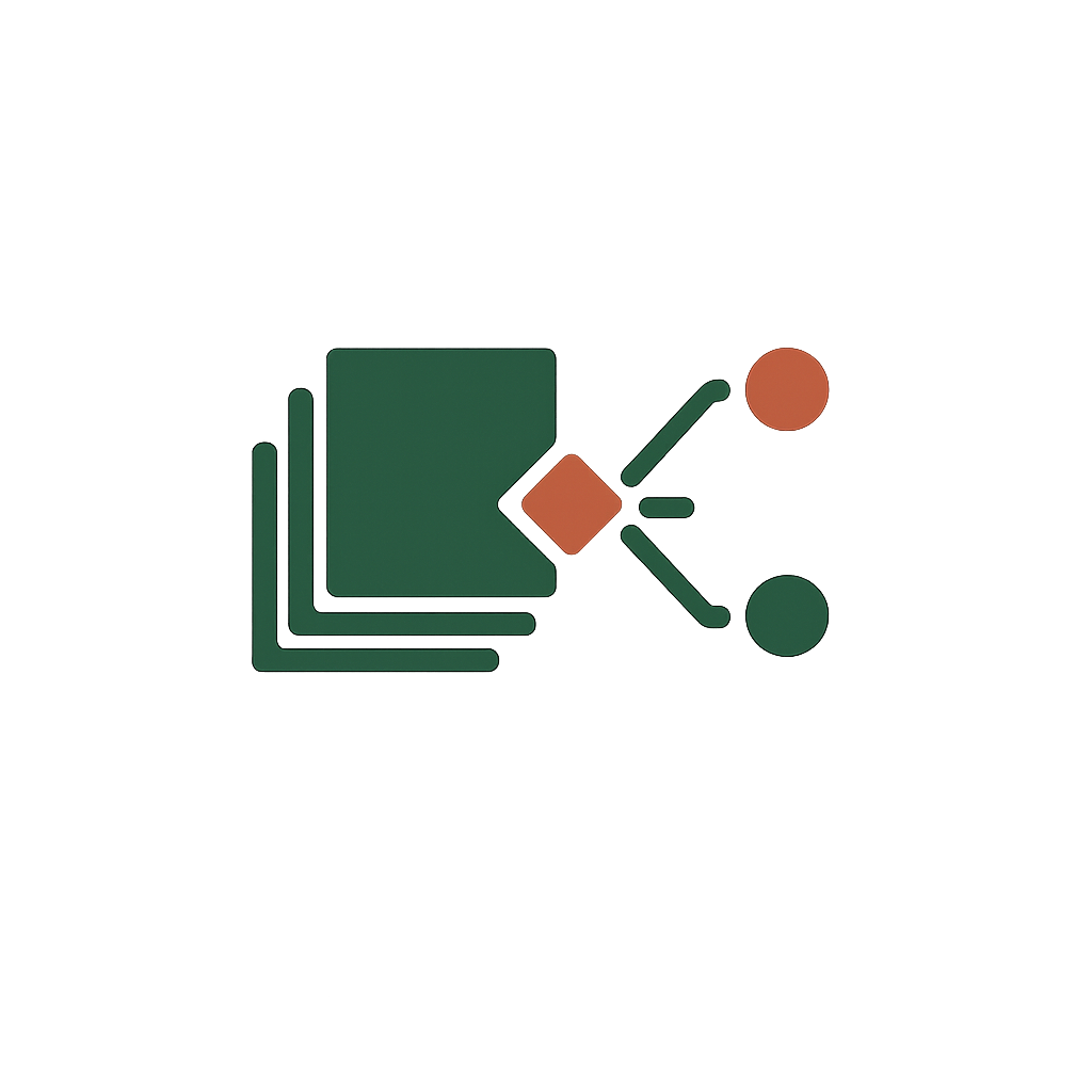 Abstract playbook planning symbol